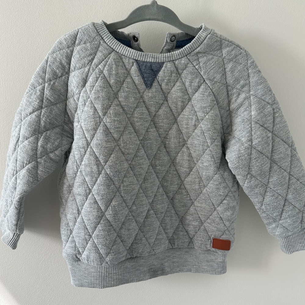Toddler Quilted Sweater